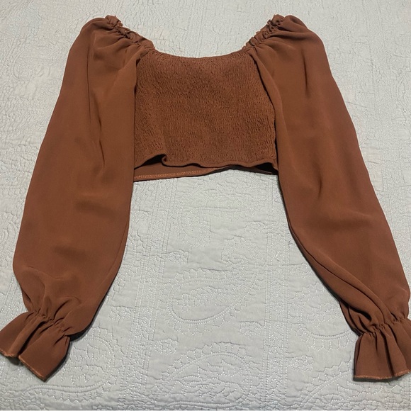 Brown Blouse - Picture 4 of 5